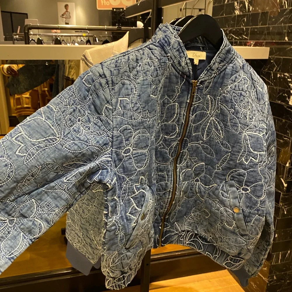 Elan JKQ8108 quilted bomber jacket - Picture 7 of 12